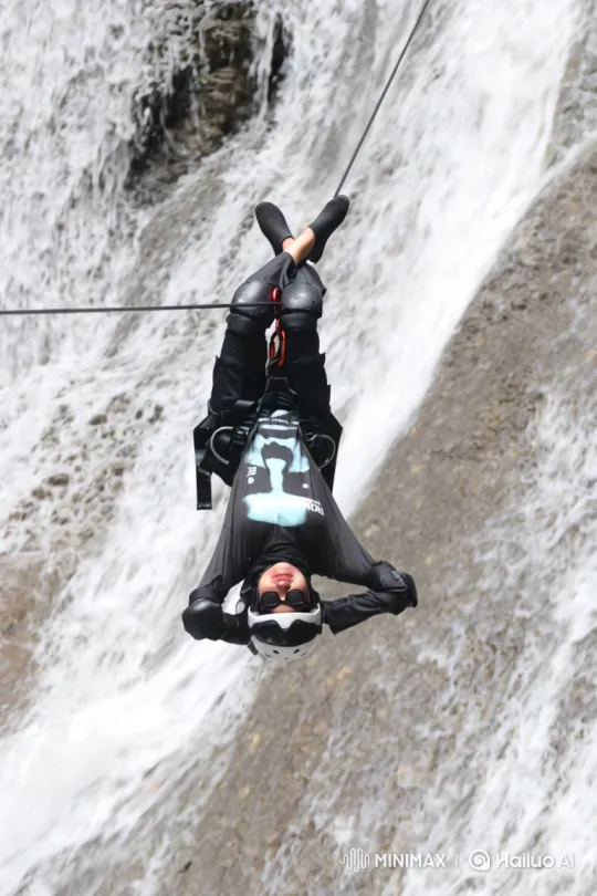 Extreme Zip Line Experience: Earth from Space – AI Generated Video | Hailuo AI