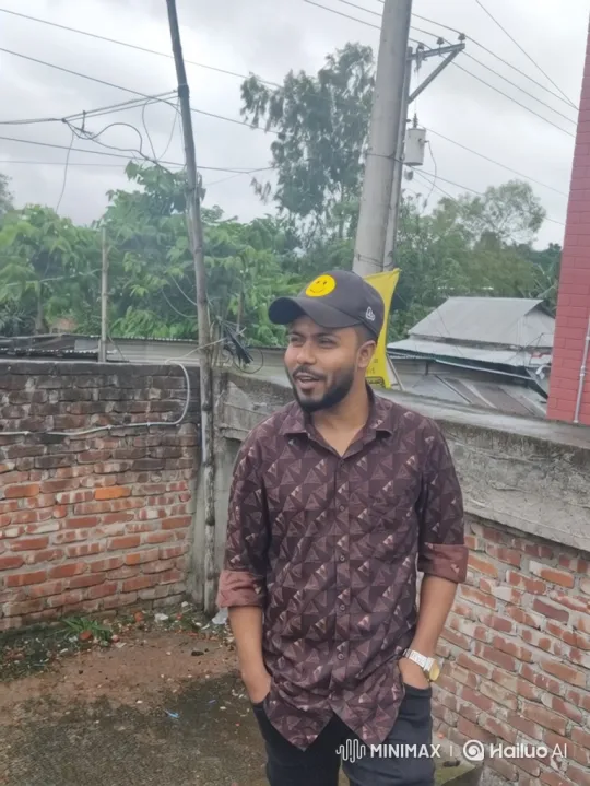 Young Man in Thoughtful Stance Amidst Tranquil Scenery – AI Generated Video | Hailuo AI