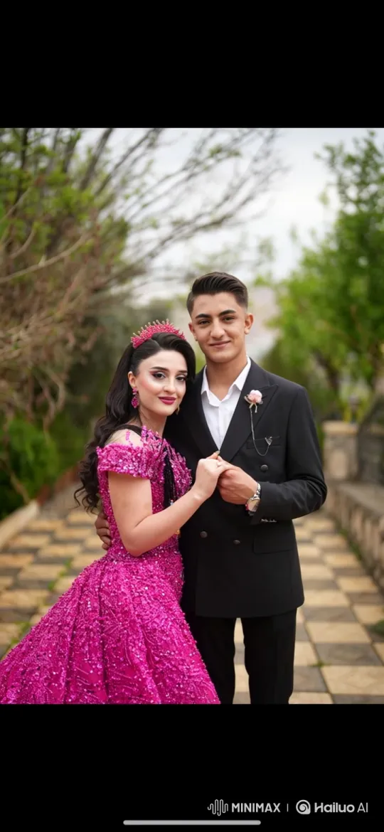 Formal Couple and Little Girl Family Portrait – AI Generated Video | Hailuo AI