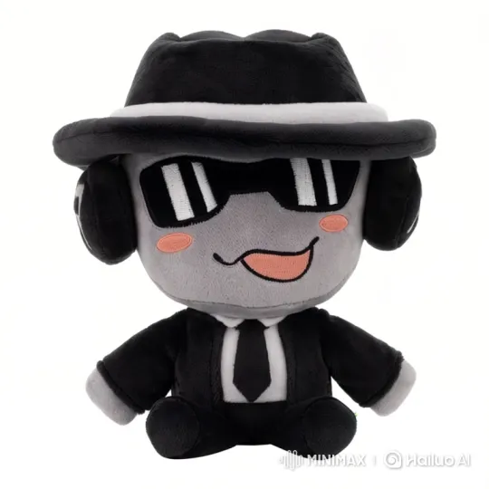 Plush Toy Poker Pro confidently places a big bet in the casino – AI Generated Video | Hailuo AI
