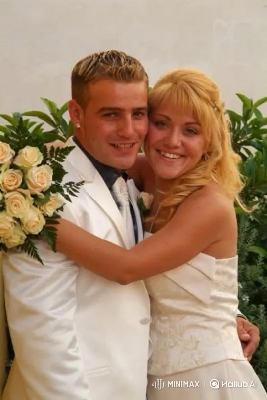 Couple's Joyful Wedding Day Kiss and Embrace – AI Generated Video | Hailuo AI