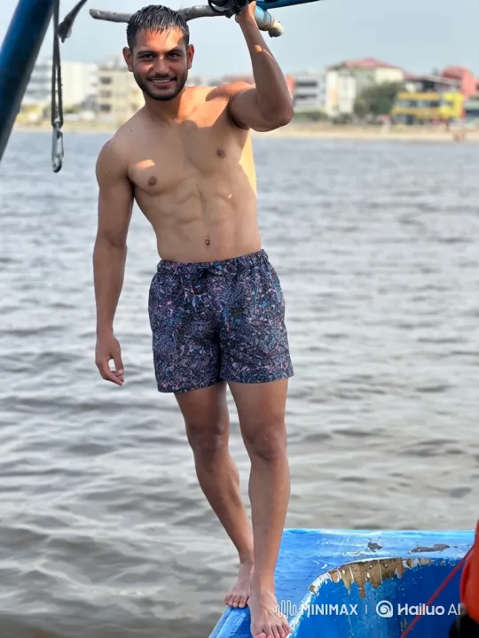Man Detained by Police on Boat: A Video Documentation – AI Generated Video | Hailuo AI
