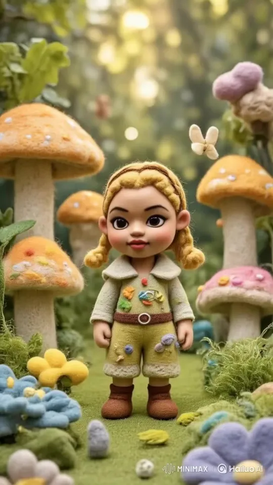 Photo to Felt-Style Animation Conversion – AI Generated Video | Hailuo AI