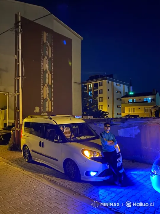 Young Man Detained by Police on City Street – AI Generated Video | Hailuo AI