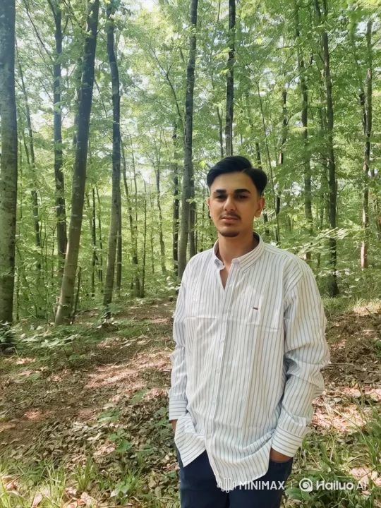 Young Man Resists Arrest, Punches Officer in Forest Chase – AI Generated Video | Hailuo AI