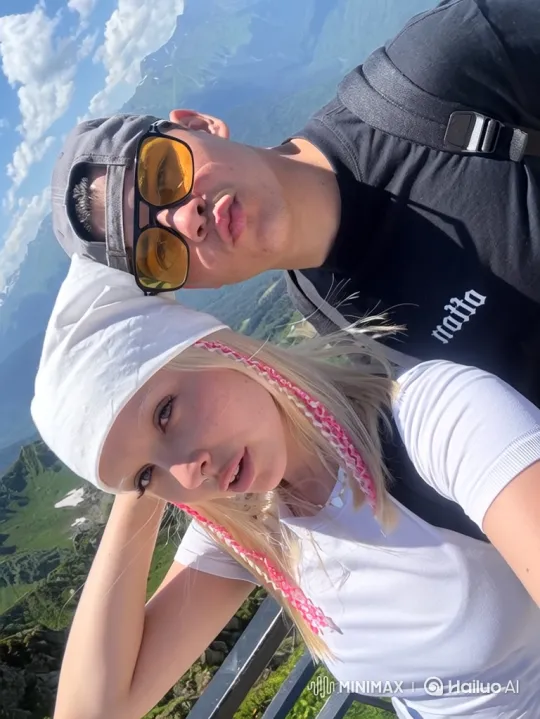 Family Embrace Captured on iPhone in Golden Evening Light – AI Generated Video | Hailuo AI