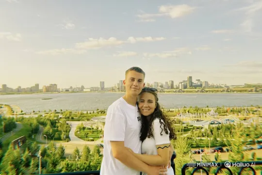 Family Happiness Captured on Summer Evening – AI Generated Video | Hailuo AI