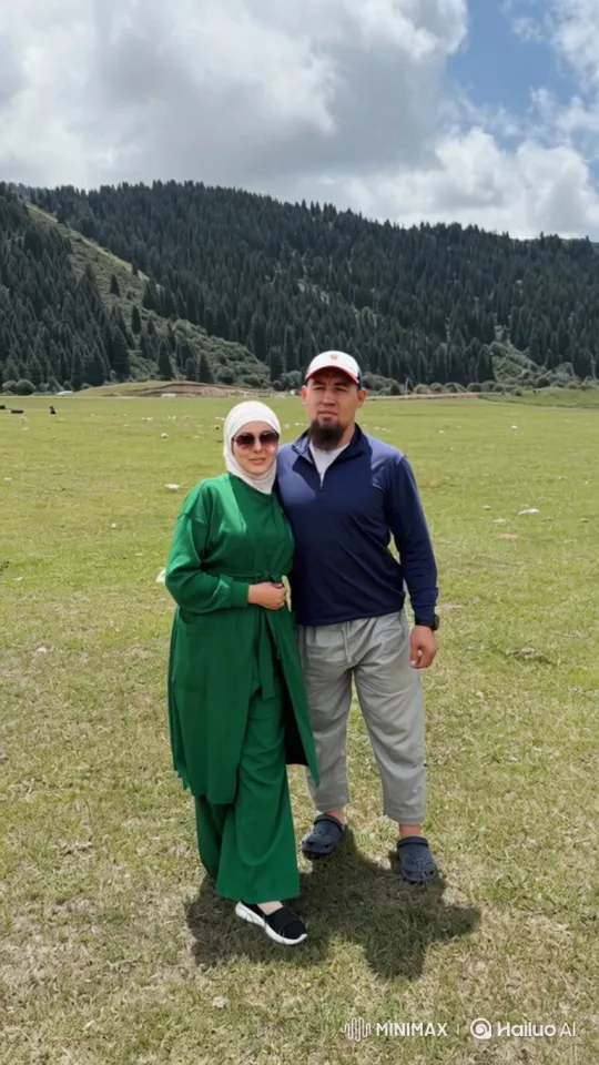Family Embrace Captured on iPhone in Park Setting – AI Generated Video | Hailuo AI