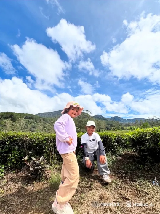Joyful Dance in a Serene Tea Garden Landscape – AI Generated Video | Hailuo AI