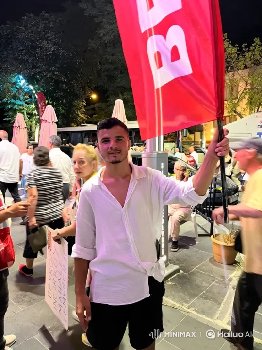 Young Man Detained by Police in Public Square – AI Generated Video | Hailuo AI