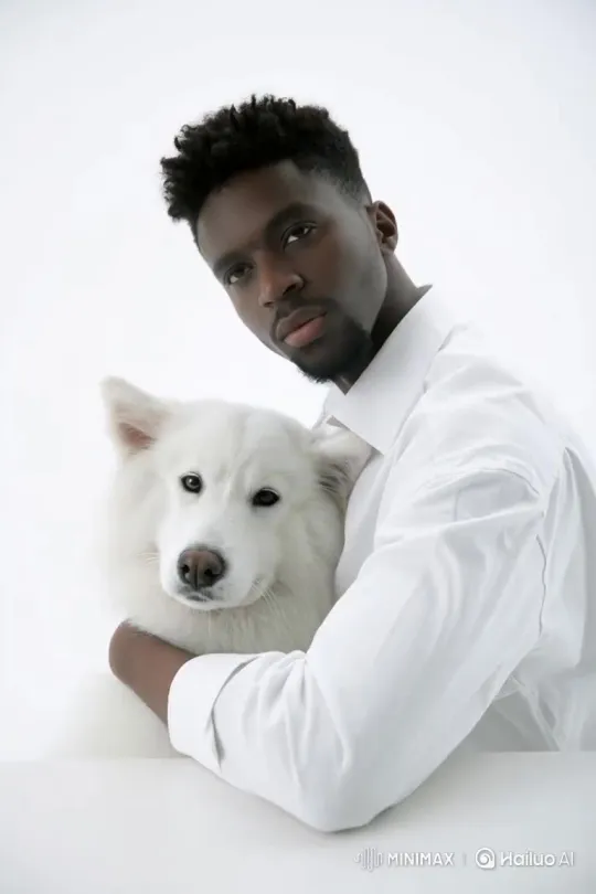 Playing with White Dog in the Living Room – AI Generated Video | Hailuo AI