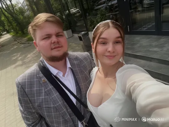 Family Reunion on City Sidewalk Captured on Phone – AI Generated Video | Hailuo AI