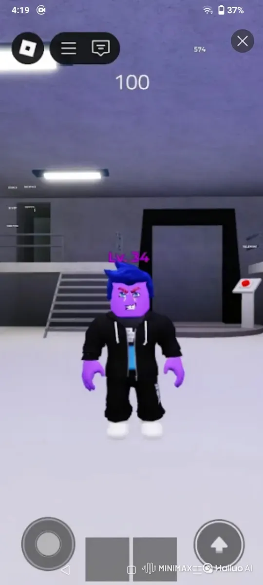 Roblox Avatar Walks Towards Train, Gets Hit, and Flies Off – AI Generated Video | Hailuo AI