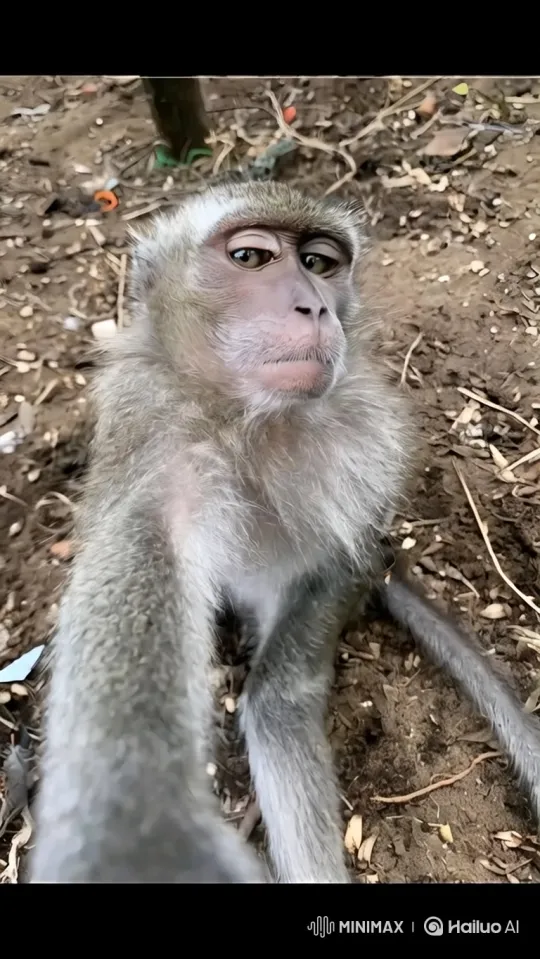 Macaque on Mountain to Earth from Space – AI Generated Video | Hailuo AI
