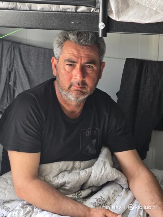Middle-aged man and woman share tender moment on a bunk bed – AI Generated Video | Hailuo AI