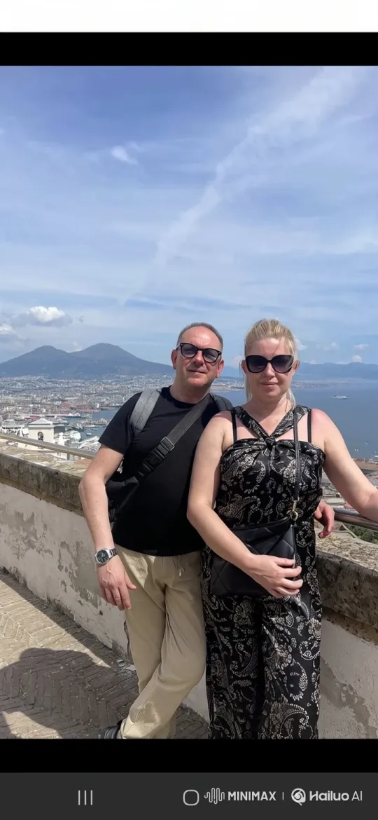 Couple Enjoying Scenic Coastal View – AI Generated Video | Hailuo AI