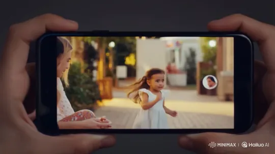 Young Girl Reunites with Parents in Warm Summer Hug – AI Generated Video | Hailuo AI