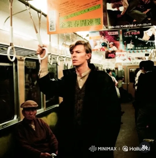 Man in Overcoat Reflects in Crowded Subway Car – AI Generated Video | Hailuo AI