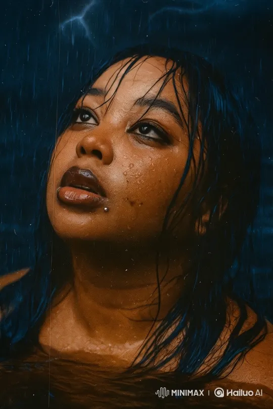 Contemplative Woman in Rain: A Cinematic Journey – AI Generated Video | Hailuo AI