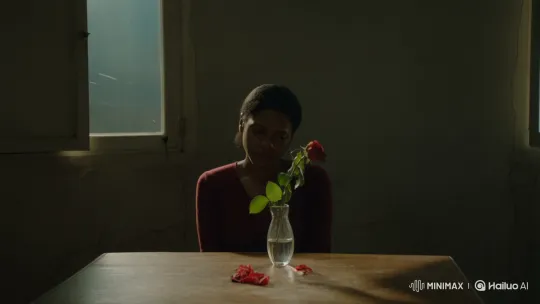 Lonely Person Reflects on Fading Love in Dim Room – AI Generated Video | Hailuo AI