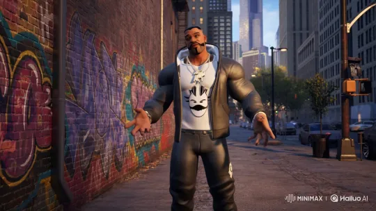 3D Hip Hop Artist Brags on Chicago Street – AI Generated Video | Hailuo AI