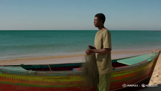 Emmanuel's Determination on the African Coast – AI Generated Video | Hailuo AI