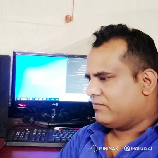 Focused Programmer Working at Desk – AI Generated Video | Hailuo AI