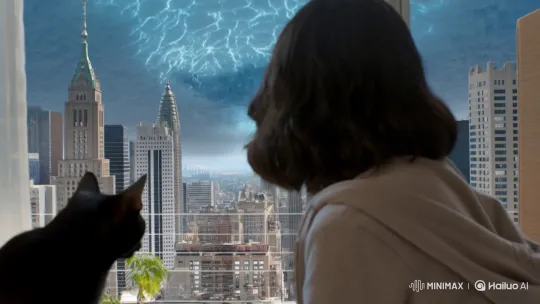Teen Girl Flies from São Paulo to New York in Skyquake – AI Generated Video | Hailuo AI