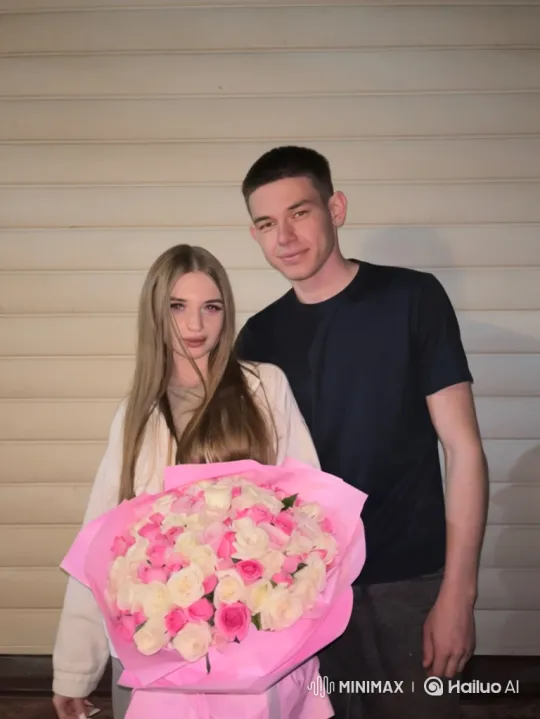 Family Reunion: Loving Embrace with Roses – AI Generated Video | Hailuo AI