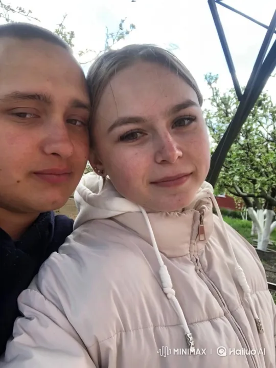 Young Family Shares Joyful Embrace in Garden – AI Generated Video | Hailuo AI