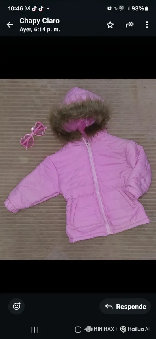 Young Girl Models Pink Puffer Jacket – AI Generated Video | Hailuo AI