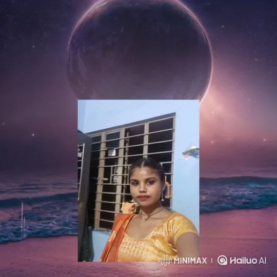 Person Steps Out of Photo into Cosmic Landscape – AI Generated Video | Hailuo AI