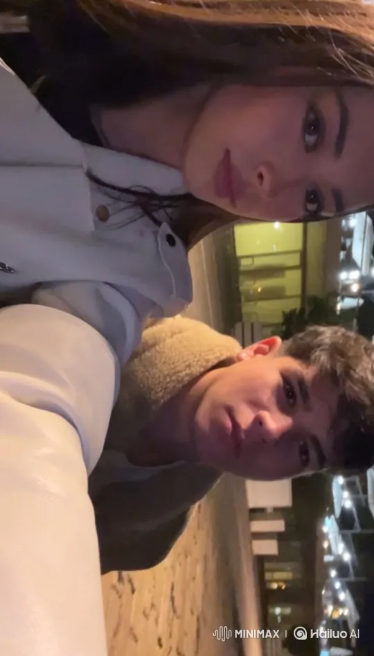 Couple Morphs into Boy's Face in Nighttime Video – AI Generated Video | Hailuo AI