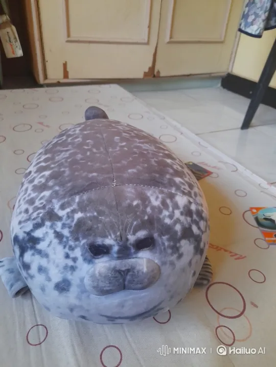 Seal Plush Toy Bounces Wildly Amidst Chaos – AI Generated Video | Hailuo AI