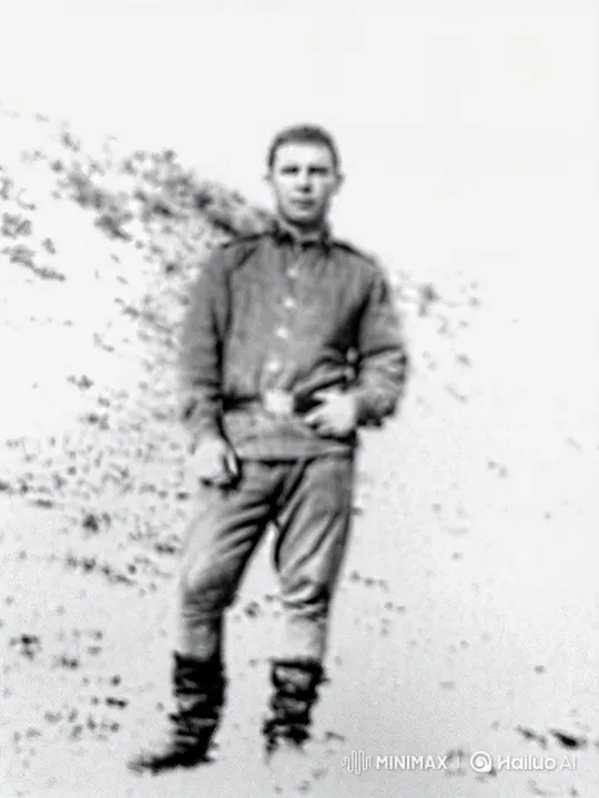 Young Soldier Dancing in Desolate Landscape – AI Generated Video | Hailuo AI