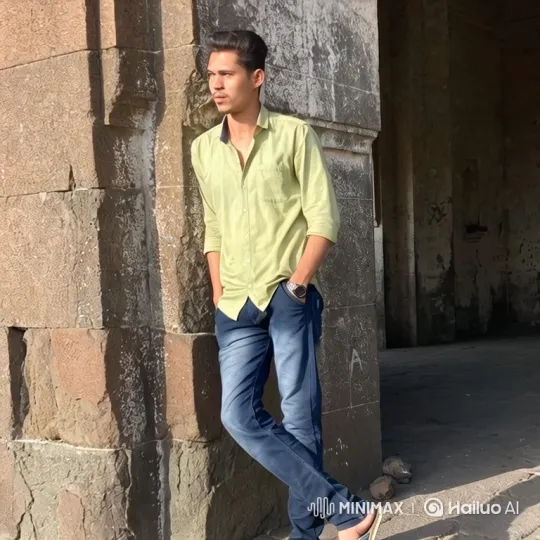 Young Man Meets Indian Actress in Ancient Setting – AI Generated Video | Hailuo AI