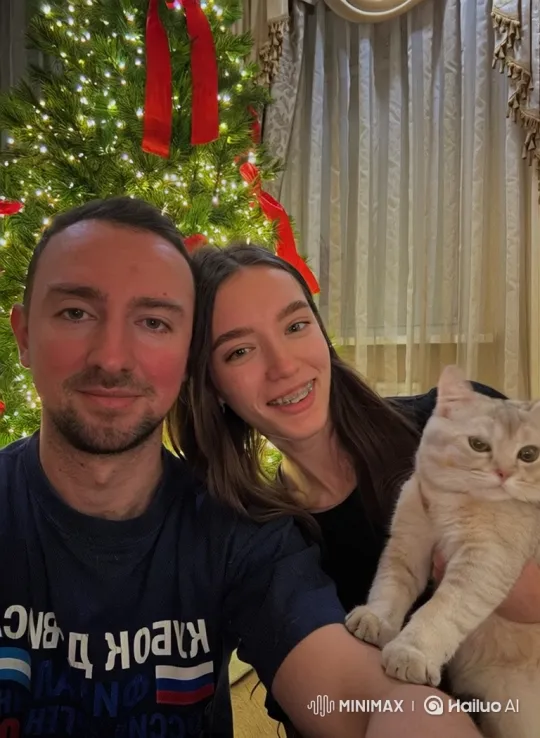 Family Embraces Joyful Daughter in Intimate Night Scene – AI Generated Video | Hailuo AI