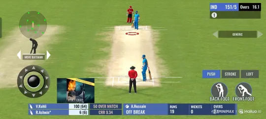 Indian Cricketer V. Kohli Scores Century in Video Game – AI Generated Video | Hailuo AI