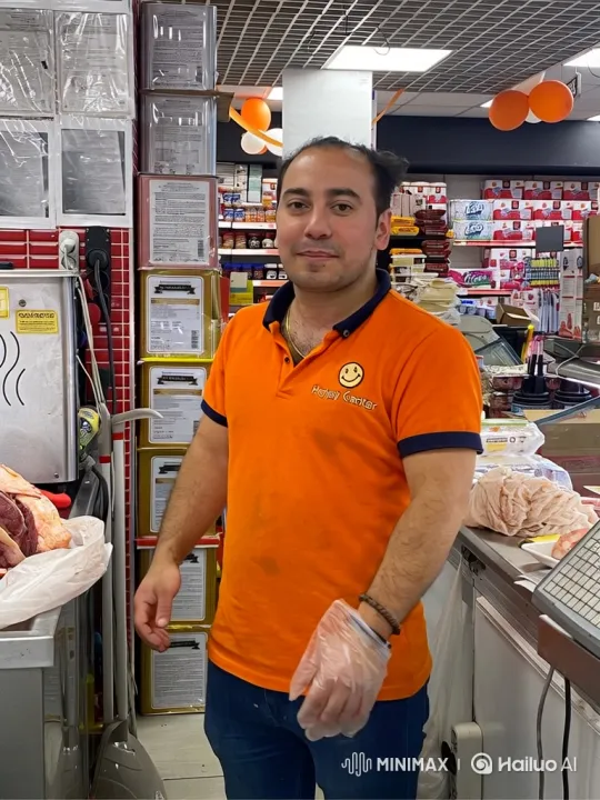 Grocery Store Man's Meat-Throwing Breakdance Prank – AI Generated Video | Hailuo AI
