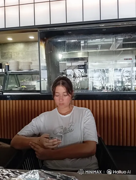 Woman Surprised by Police in Restaurant – AI Generated Video | Hailuo AI