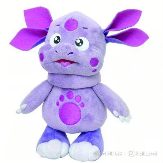 Purple Plush Toy Dances with Golden Teacup – AI Generated Video | Hailuo AI