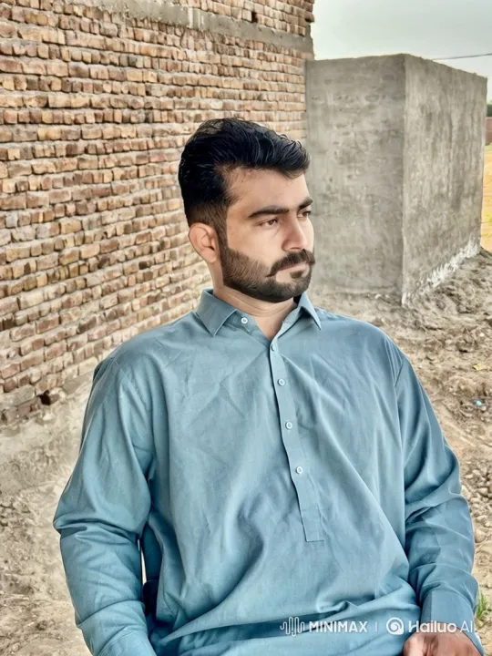 Pensive Man in Thoughtful Gaze Outdoors – AI Generated Video | Hailuo AI