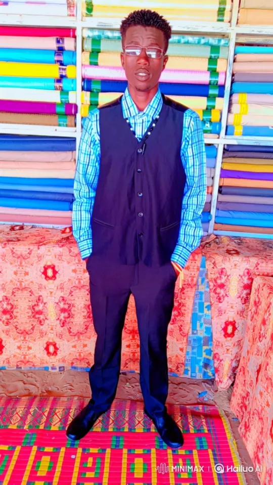 Young Man in Vibrant Store with Confident Poise – AI Generated Video | Hailuo AI