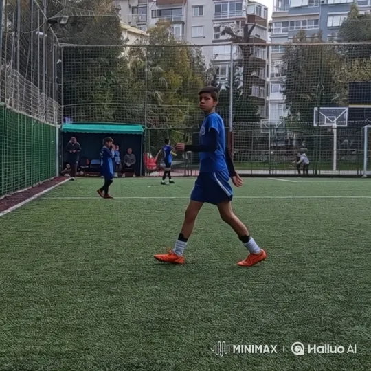 Young Soccer Player Detained by Police on Artificial Turf Field – AI Generated Video | Hailuo AI