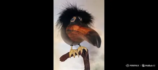 Whimsical Bird Character Explores, Gets Drenched, Drives Tractor – AI Generated Video | Hailuo AI