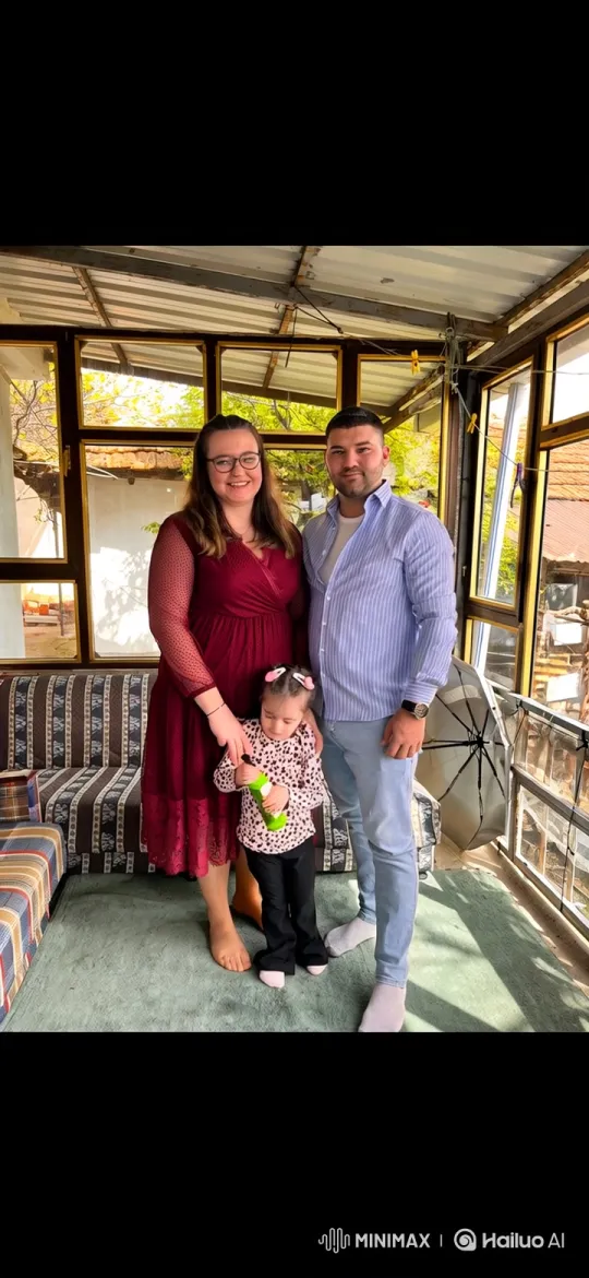 Family Reunites with Joyful Embrace on Balcony – AI Generated Video | Hailuo AI