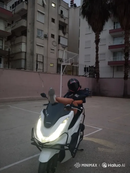Police Detain Person on Scooter at Basketball Court – AI Generated Video | Hailuo AI