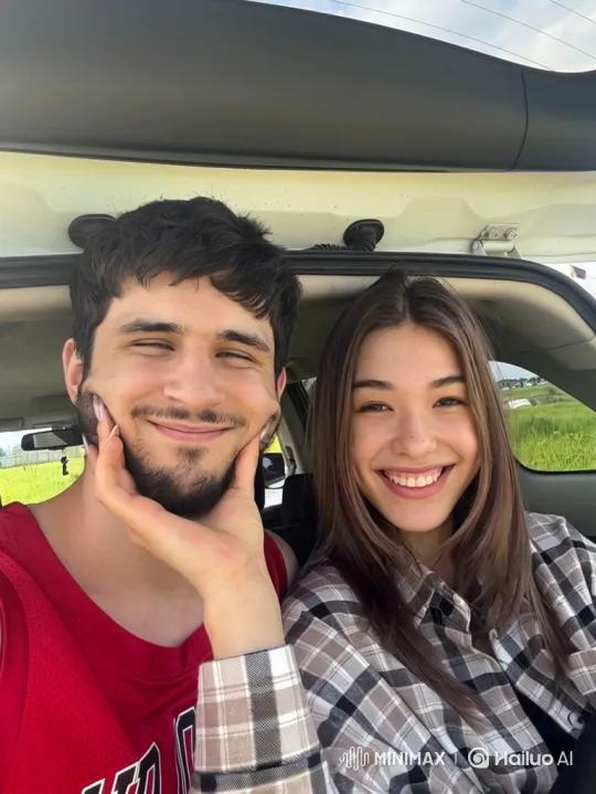Family Embrace Captured on Smartphone Video – AI Generated Video | Hailuo AI