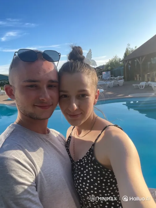 Young Family's Joyful Outdoor Embrace Captured on Video – AI Generated Video | Hailuo AI