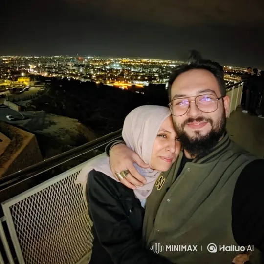 Family Embraces Amidst City Lights – AI Generated Video | Hailuo AI